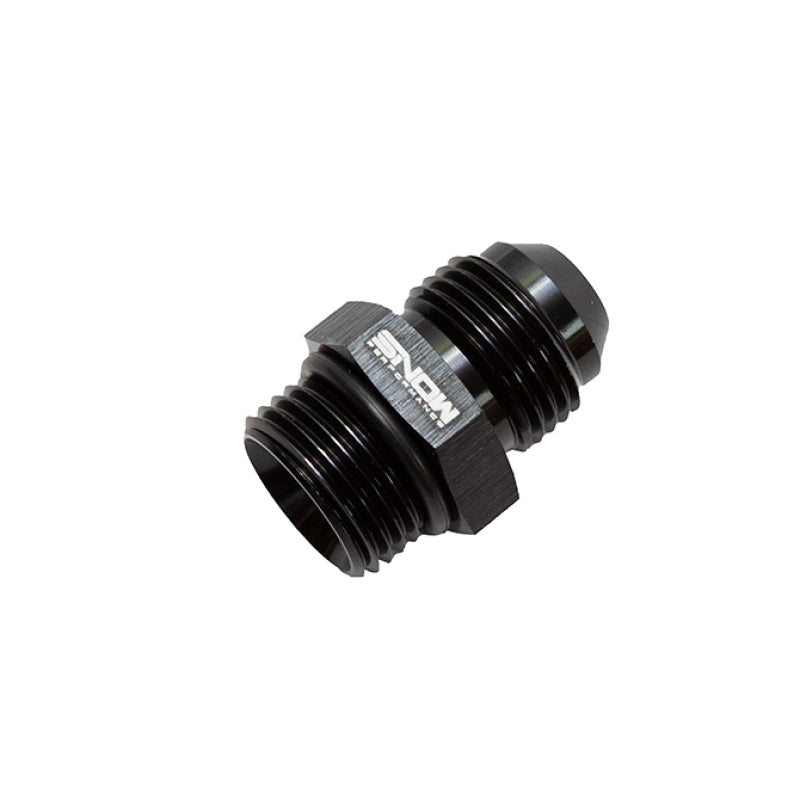 Snow Performance Snow -8 ORB to -8AN Straight Fitting (Black) SNF-60808