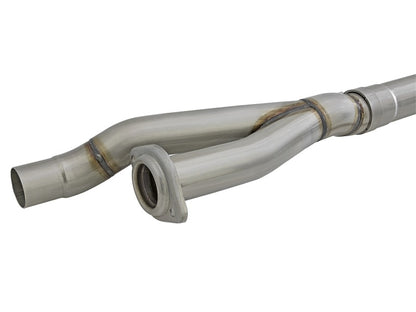 aFe MACH Force-Xp Cat-Back Exhaust System w/ Dual Hi-Tuck Polished Tips 49-33095-P Photo - Unmounted