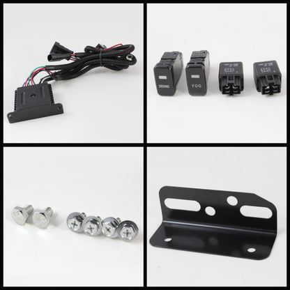 Spyder Toyota FJ Cruiser 07-14 Fog Lights With LED Daytime Running Lights w/swch Blk FL-DRL-TFJ07-BK 5075161 5075161 User 1