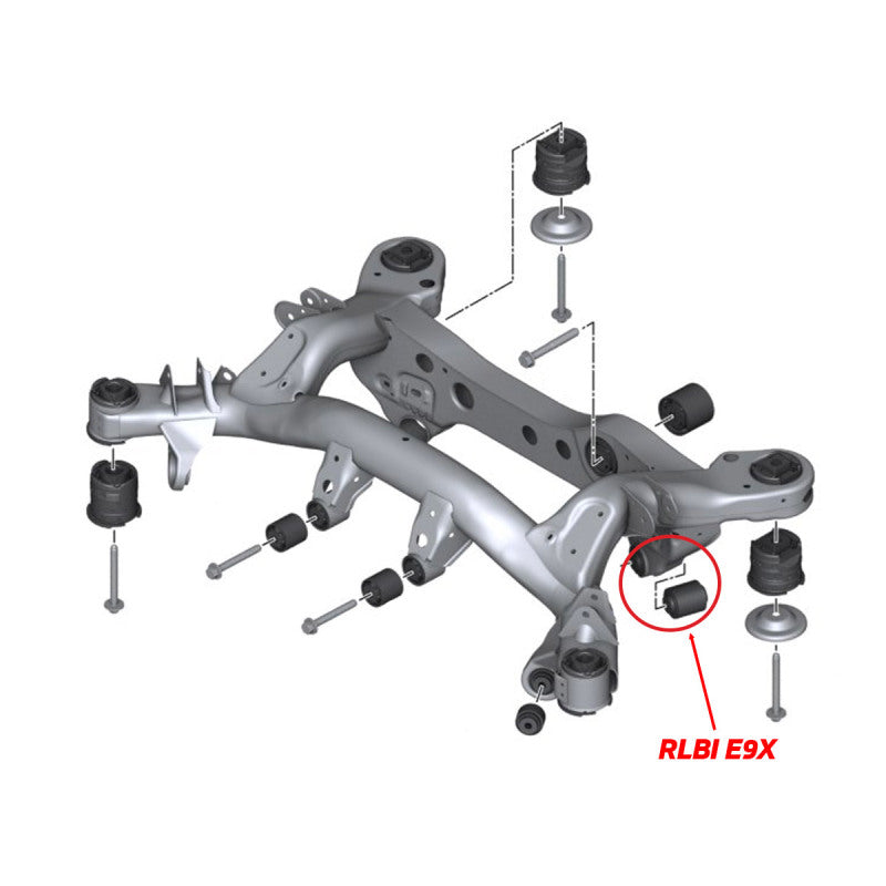 SPL Parts 06-13 BMW E80/E82/E82M / 06-13 BMW E90/E91/E92/E93 Rear Lower Control Arm Inner Bushing SPL RLBI E9X SPL RLBI E9X Photo - Unmounted