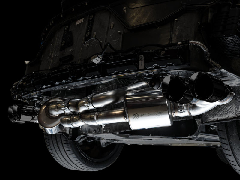 AWE Tuning 2020 Chevrolet Corvette (C8) Touring Edition Exhaust - Quad Diamond Black Tips 3015-43159 3015-43159 Photo - out of package
