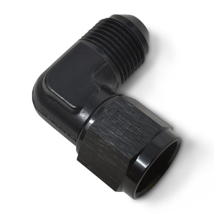 Russell 90° Female AN To Male AN (Black Finish) 614805 Photo - out of package