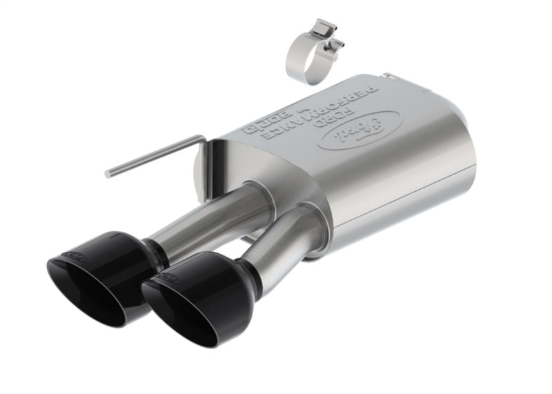 Ford Racing 2024 Mustang 5.0L Sport Non-Active Cat-Back Exhaust w/Valance - Black Tip M-5200-M5SBV M-5200-M5SBV Photo - Unmounted