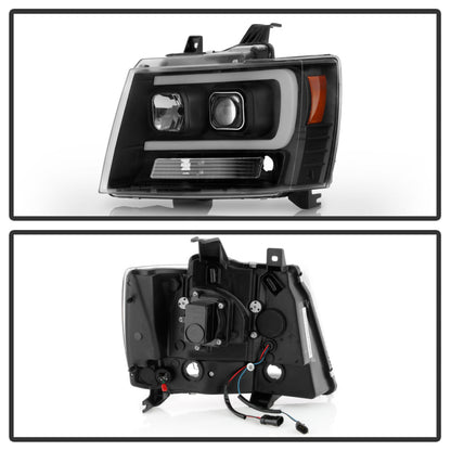 Spyder Chevy Suburban 1500/2500 07-14 Tahoe 07-14 LED Headlights Black PRO-YD-CSUB07V2PL-BK 5087515 5087515 User 1