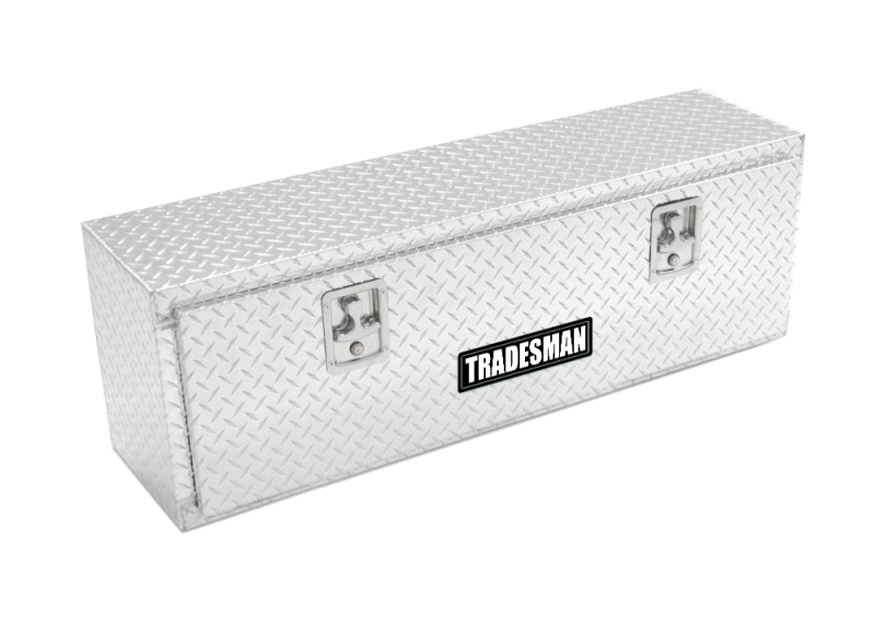 Tradesman Aluminum Top Mount L-Wing Box (60in.) - Brite 8160