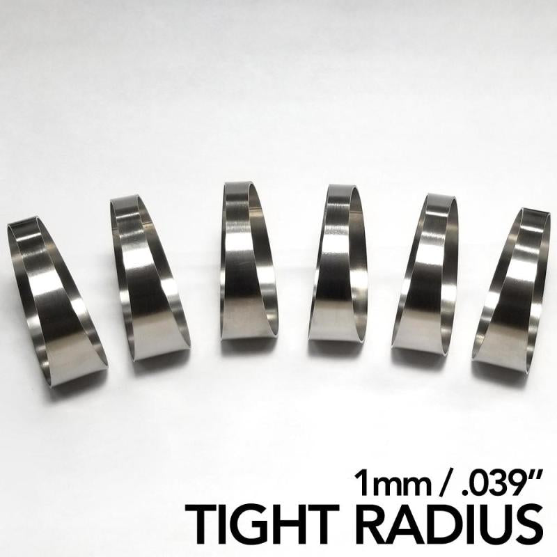 Ticon Industries 1.50in 7.5 Degree 1D/1.5in CLR Tight Radius 1mm Wall Titanium Pie Cuts - 6pk 109-03802-0013 109-03802-0013 Photo - Primary