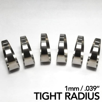 Ticon Industries 1.50in 7.5 Degree 1D/1.5in CLR Tight Radius 1mm Wall Titanium Pie Cuts - 6pk 109-03802-0013 109-03802-0013 Photo - Primary
