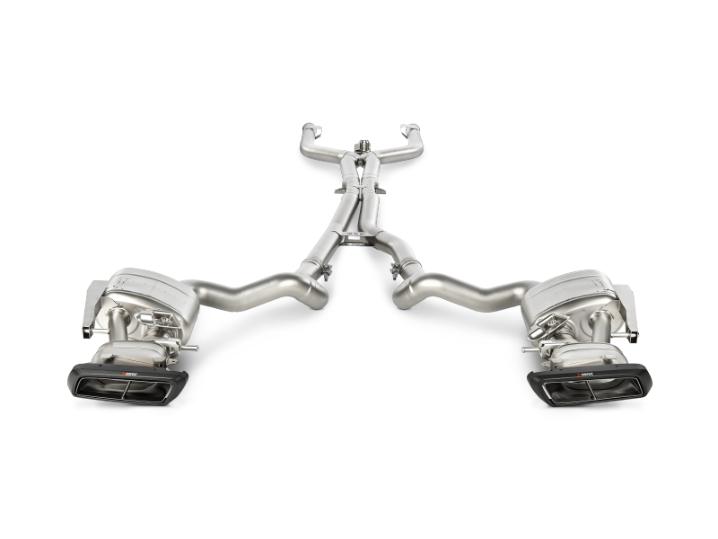 Akrapovic 15-17 AMG C63 Estate Evolution Line Cat Back (Titanium) w/ Carbon Tips (Req. Link Pipe) MTP-ME/T/2H/1 MTP-ME/T/2H/1 Photo - Primary