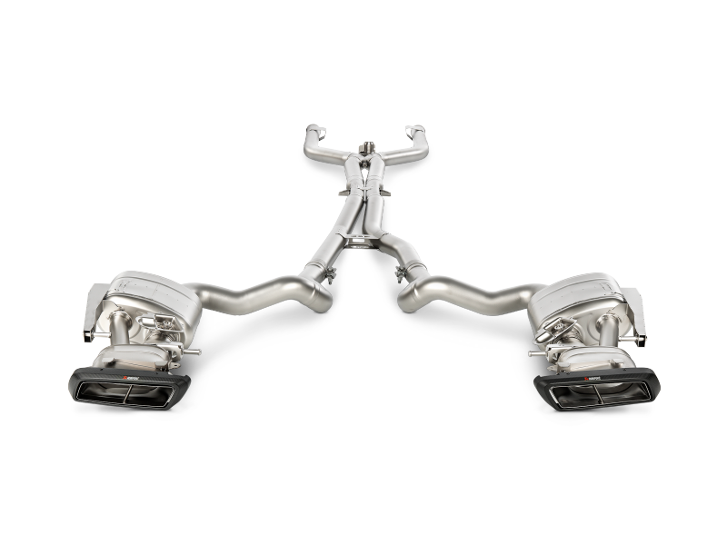 Akrapovic 15-17 AMG C63 Estate Evolution Line Cat Back (Titanium) w/ Carbon Tips (Req. Link Pipe) MTP-ME/T/2H/1 MTP-ME/T/2H/1 Photo - Primary
