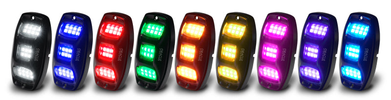 ORACLE Lighting Oracle Underbody  RGB+W Wheel Well Rock Light Kit - 4 PCS - ColorSHIFT 5895-339 5895-339 Photo - out of package