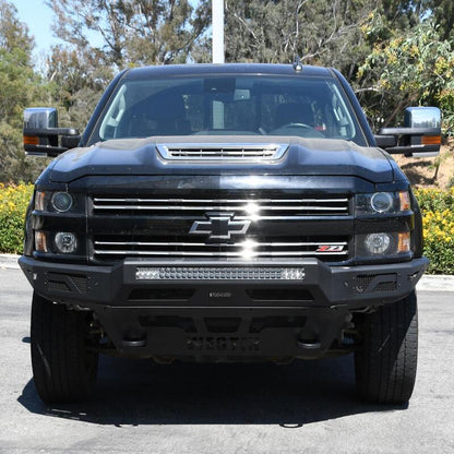Westin 15-19 Chevrolet Silverado 2500/3500 Pro-Mod Front Bumper - Textured Black 58-41165 58-41165 Photo - Mounted
