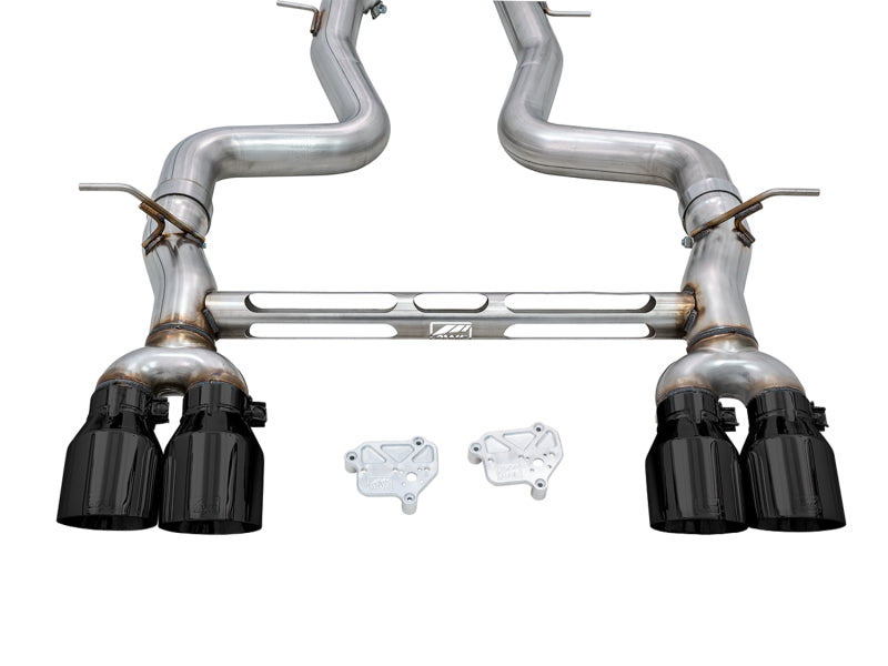AWE Tuning BMW F8X M3/M4 Track Edition Catback Exhaust - Diamond Black Tips 3020-43087 3020-43087 Photo - out of package