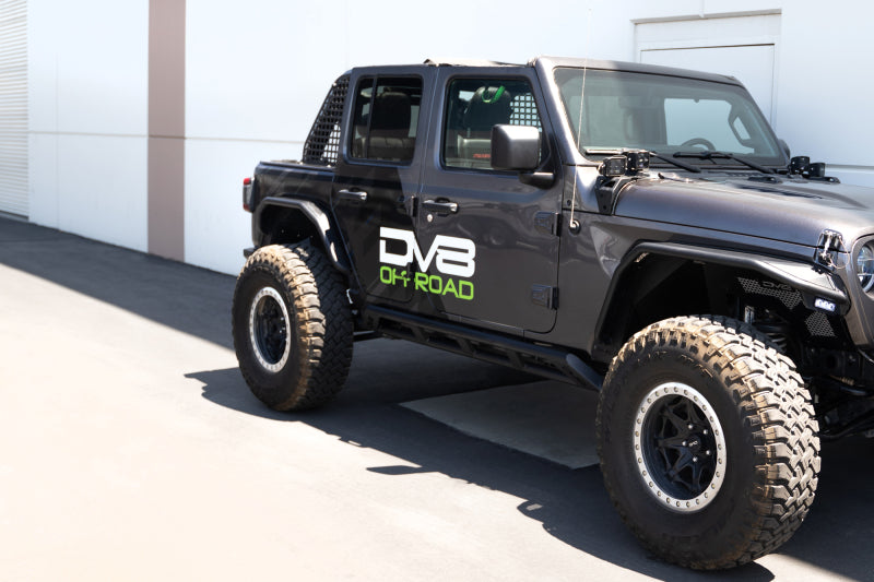 DV8 Offroad 18-23 Jeep Wrangler JL 4 Door FS-15 Series Rock Sliders SRJL-07 SRJL-07 Photo - Unmounted