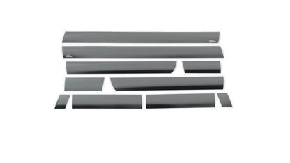 Putco 15-19 Chevy Silverado HD - Double Cab - 6.5in Bed (10pcs) Black Platinum Rocker Panels 9751219BP 9751219BP Photo - Primary
