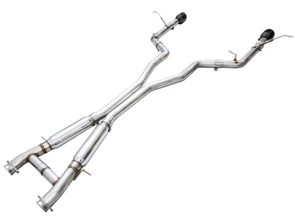 AWE Tuning 18-23 Dodge Durango SRT & Hellcat Track Edition Exhaust - Diamond Black Tips 3020-33952 3020-33952 Photo - out of package