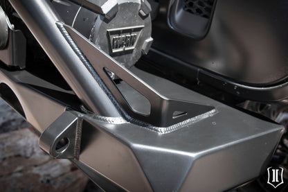 ICON 2018+ Jeep Wrangler JL / 2020+ Jeep Wrangler JT Pro Series Front Bumper w/Bar/Tabs 25164 25164 Photo - Close Up