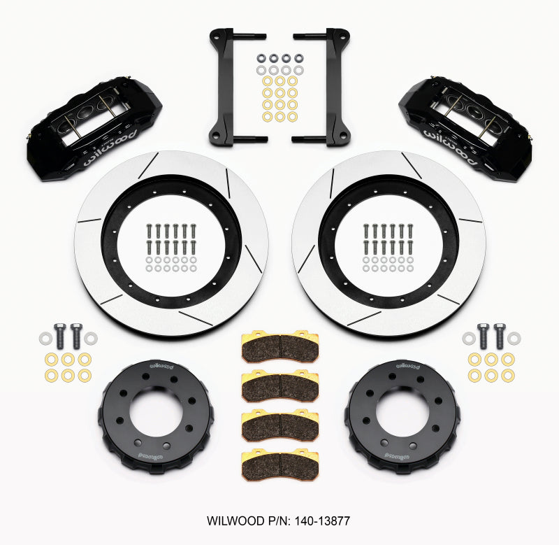Wilwood TX6R Front Kit 16.00in Black 1999-2010 GM H2 Truck/SUV 2500 140-13877 140-13877 Photo - Primary