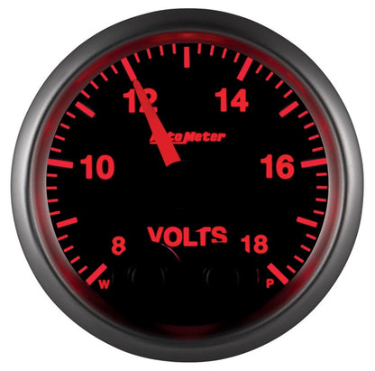 Autometer 2-1/16" Voltmeter, 8-18V, Digital Stepper Motor, Elite 5683 User 6