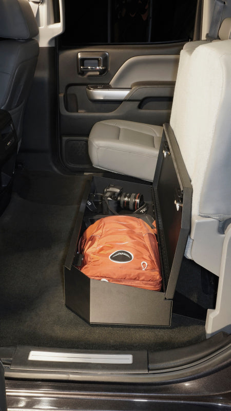 Tuffy Products Tuffy Underseat Lockbox 2/3 Length W/ Keyed Lock For Chevrolet Silverado & Gmc Sierra 340-01 340-01 Photo - Mounted