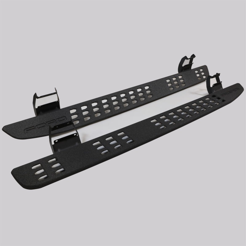 Ford Racing 15-21 Ford F-150 Crew Cab / 17-21 F-Super Duty Crew Cab Rock Slider Steps M-16450-FSORB M-16450-FSORB Photo - Unmounted