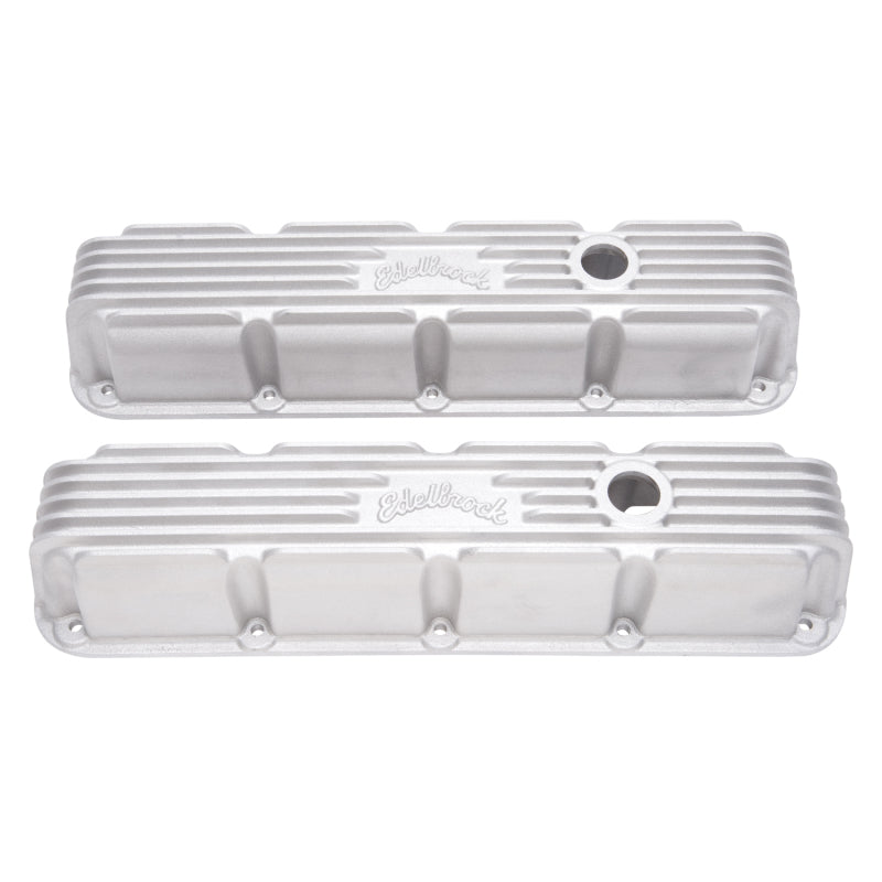 Edelbrock Classic Series, Valve Cover, Chrysler Big-Block, Magnum V8, Satin 41779 Photo - out of package