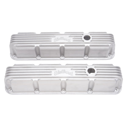 Edelbrock Classic Series, Valve Cover, Chrysler Big-Block, Magnum V8, Satin 41779 Photo - out of package