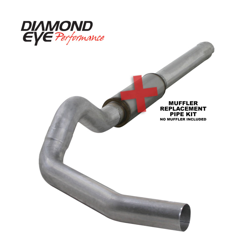 Diamond Eye Performance Diamond Eye KIT 5in CB MFLR RPLCMENT PIPE SGL AL: 2004.5-2007.5 DODGE CUMMINS 600 K5244A-RP K5244A-RP Photo - Primary