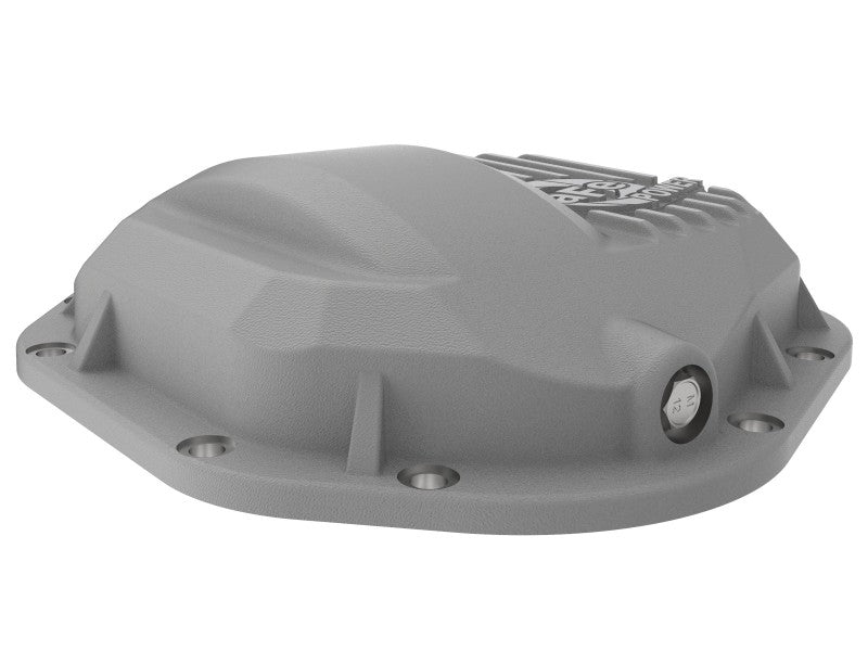 aFe Street Series Front Differential Cover Raw w/ Machined Fins : Ford F-2 46-70080 Photo - Unmounted