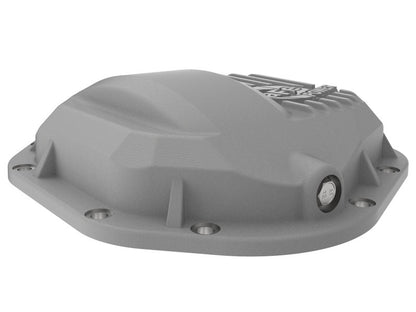 aFe Street Series Front Differential Cover Raw w/ Machined Fins : Ford F-2 46-70080 Photo - Unmounted