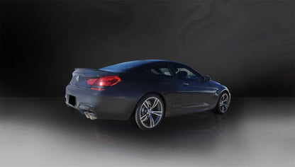 Corsa Performance 12-15 BMW M6 F12 / F13 / F06 Polished Sport Axle-Back Exhaust 14929 Photo - Mounted