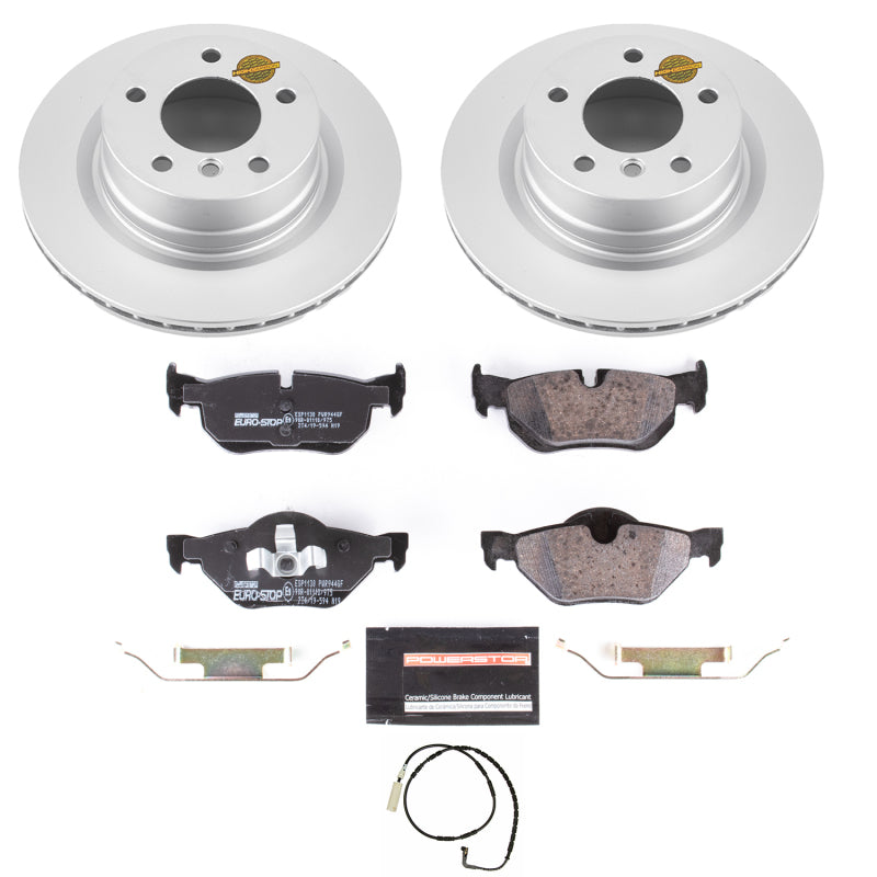 PowerStop Power Stop 08-10 BMW 128i Rear Euro-Stop Brake Kit ESK5687 ESK5687 Photo - Primary