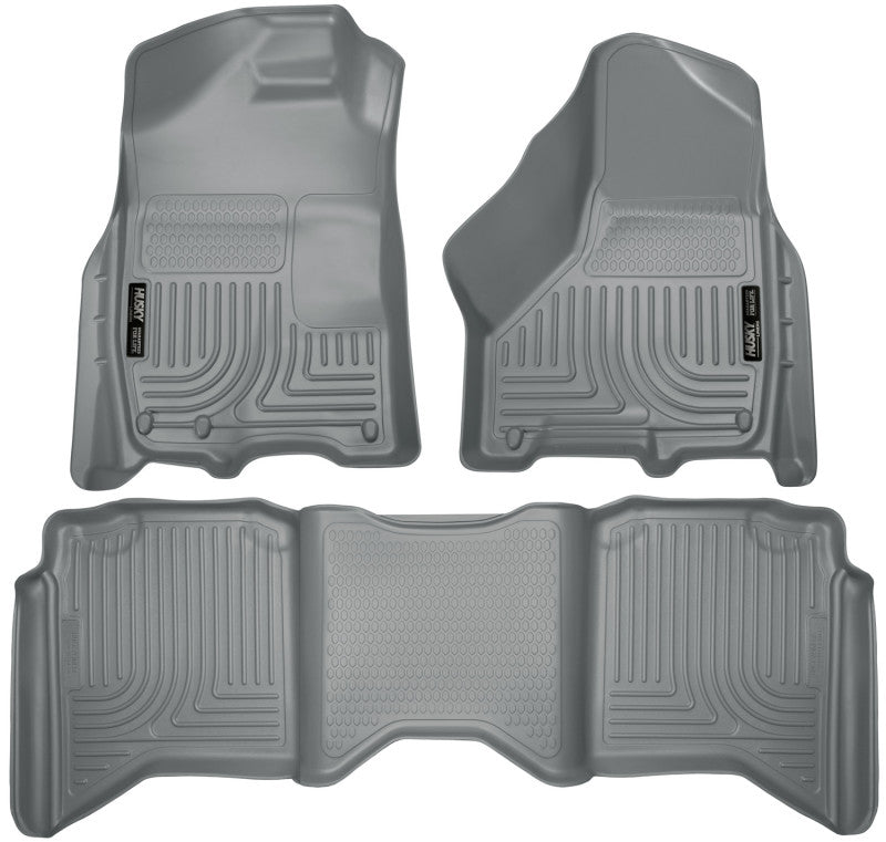 Husky Liners 2012 Dodge Ram 1500/2500/3500 Crew Cab WeatherBeater Combo Gray Floor 99002 Photo - Primary