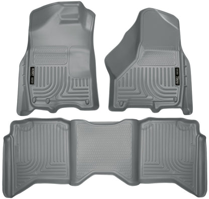 Husky Liners 2012 Dodge Ram 1500/2500/3500 Crew Cab WeatherBeater Combo Gray Floor 99002 Photo - Primary