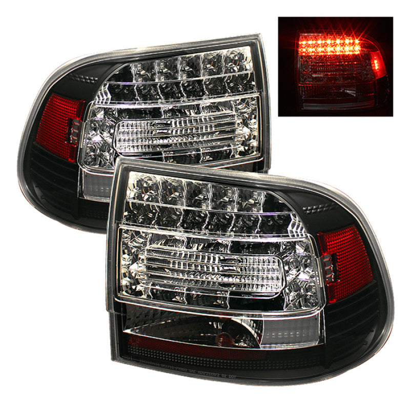 Spyder Porsche Cayenne 03-07 LED Tail Lights Black ALT-YD-PCAY03-LED-BK 5007063 5007063 Photo - Primary