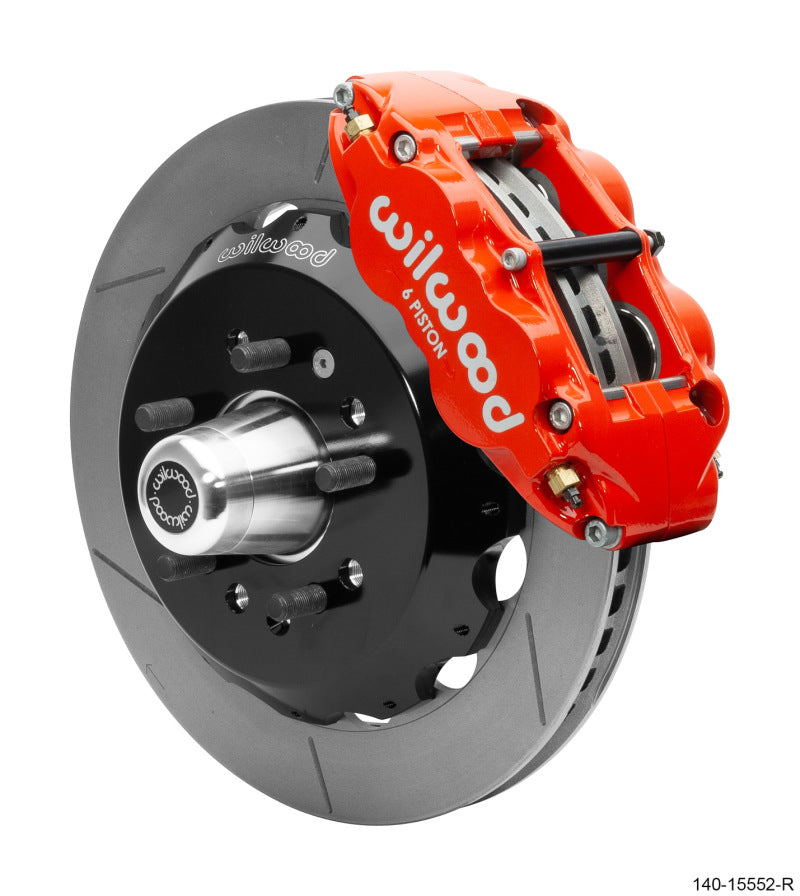 Wilwood 55-57 Chevrolet Bel Air Forged Narrow Superlite 6R Front Big Brake Kit - Red 140-15552-R 140-15552-R User 1