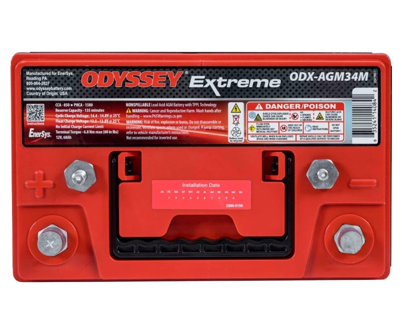 Odyssey Battery Marine/RV Extreme AGM Battery (34M-PC1500ST) ODX-AGM34M ODX-AGM34M User 1