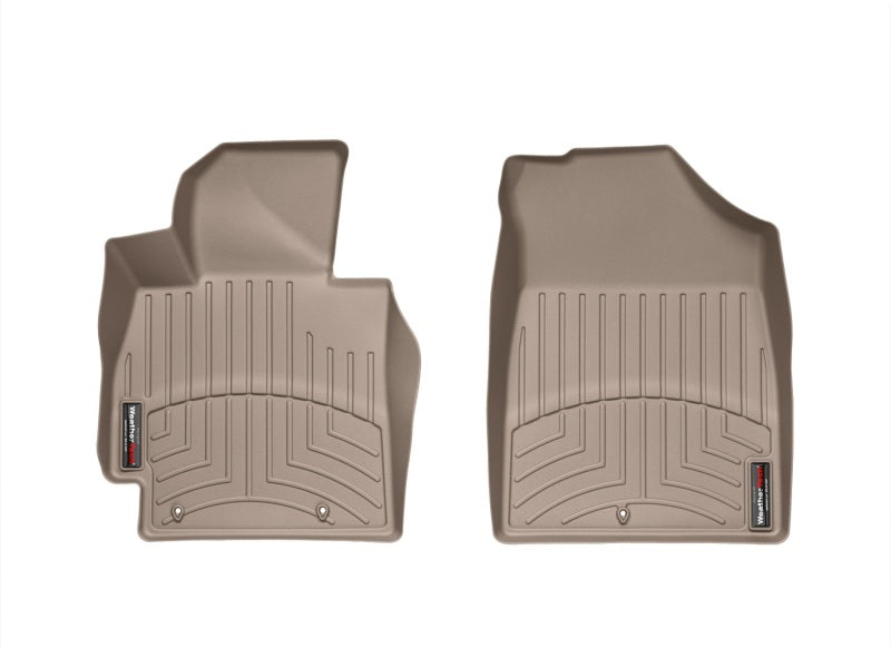 WeatherTech WT FloorLiner - Front - Tan Floor Mats Floor Mats - Rubber main image