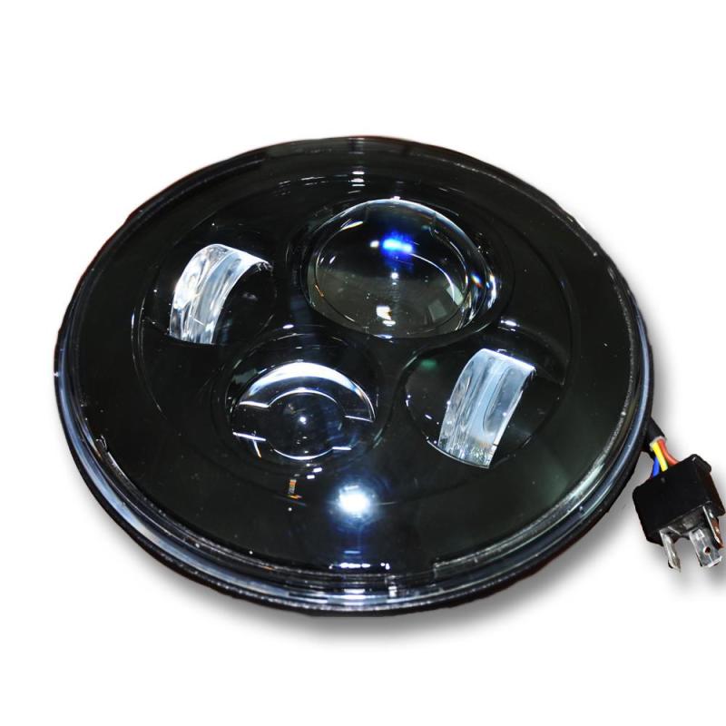 DV8 Offroad 07-18 Jeep Wrangler JK LED Projector Headlights HL7JK-01 HL7JK-01 Photo - Close Up