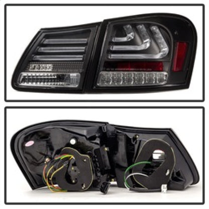 Spyder 07-11 Lexus GS 350 LED Tail Lights Black ALT-YD-LGS06-LED-BK 5082596 5082596 Photo - Unmounted