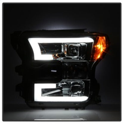 Spyder Ford F150 2015-2017 Projector Headlights - Light Bar DRL LED - Smoke PRO-YD-FF15015-LBDRL-SM 5083678 5083678 Photo - Unmounted