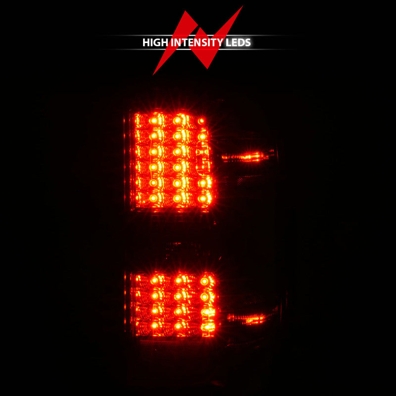 ANZO 15-19 Chevy Silverado 2500HD/3500HD (Factory Halogen Only) LED Tail Lights Smoke w/Clear Lens 311424 311424 User 5