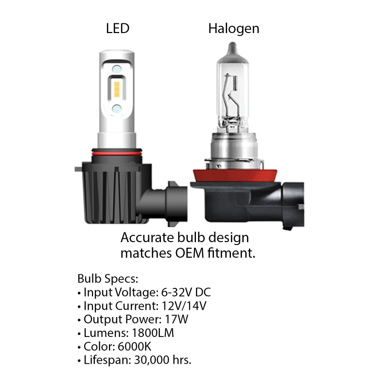 ORACLE Lighting Oracle 880/881/H27 - VSeries LED Headlight Bulb Conversion Kit - 6000K V5237-001 V5237-001 User 3