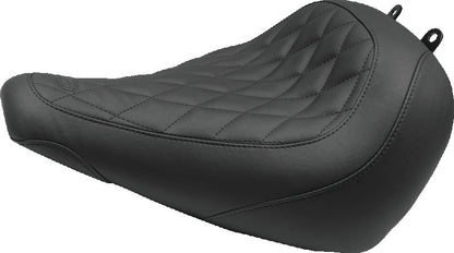 Mustang Motorcycle Mustang 18-21 Harley Fat Boy Wide Tripper Solo Seat Diamond Stitch - Black 83026 83026 Photo - Primary