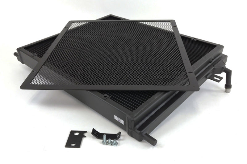CSF 2014+ BMW M3/M4 (F8X) Front Mount Heat Exchanger w/Rock Guard - Black 8075V 8075V Photo - out of package