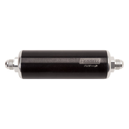 Russell Profilter 8 1/4" 60 Micron #10 Inlet/#6 Outlet Black/Clear Anodized 649213 Photo - Primary