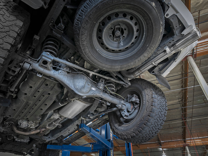 aFe MACHForce XP 2.5in 304-SS Exhaust Cat-Back w/ Polished Tip 10-20 Toyota 4Runner V6-4.0L 49-36040-1P 49-36040-1P Photo - Mounted