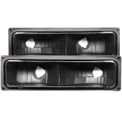Anzo 1988-1998 Chevrolet C1500 Euro Parking Lights Black 511053 Photo - Primary