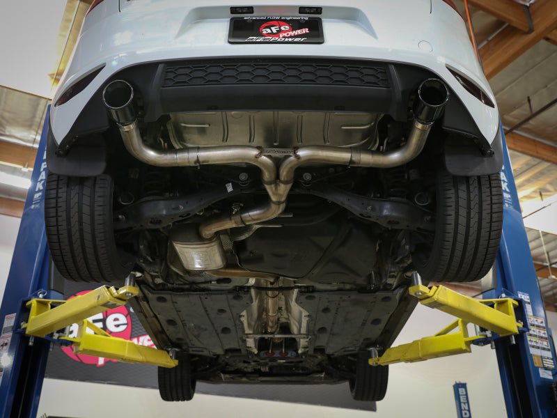 aFe MACHForce XP 3in-2.5in SS Exhaust Cat-Back 15-17 Volkswagen GTI (MKVII) L4-2.0L (t) - Black 49-36418-B 49-36418-B Photo - Mounted