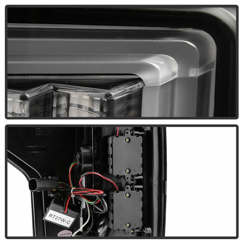 Spyder Ford F150 18-19 - Light Bar LED Tail Lights - All Black ALT-YD-FF15018-LED-BKV2 5085955 5085955 Photo - Unmounted