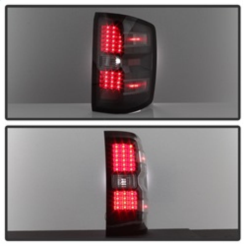 SPYDER xTune Chevy 1500 14-16 / Silverado 2500HD/3500HD LED Tail Lights - Black ALT-JH-CS14-LED-BK 9036545 9036545 Photo - Unmounted